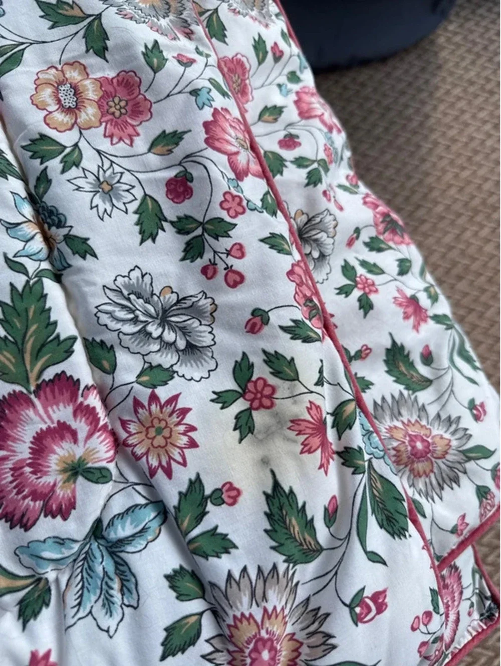 Vintage 1986 cottage core JP Steven’s & Co twin comforter